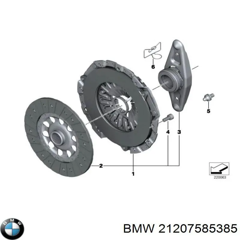 Disco de embraiagem BMW 21207585385 preço, a partir de 298,26 USD
