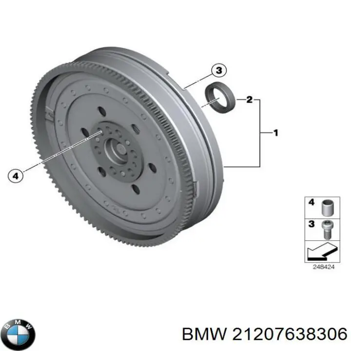 Volante de motor BMW 21207605403 preço, a partir de 705,92 USD