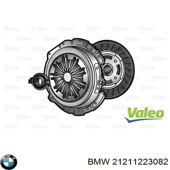 21211223082 BMW Kit de embraiagem (3 peças)