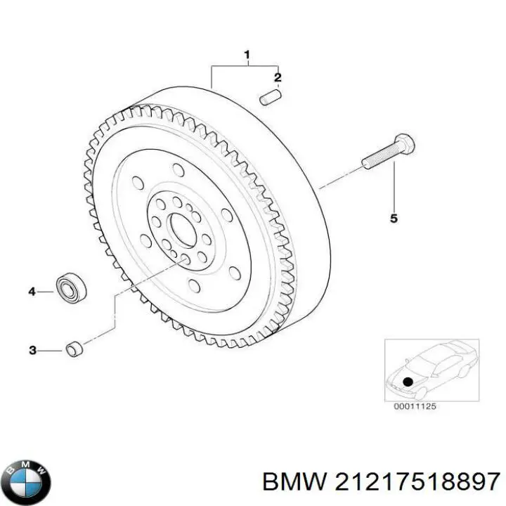 Volante de motor BMW 21217518897 preço, a partir de 306,46 USD