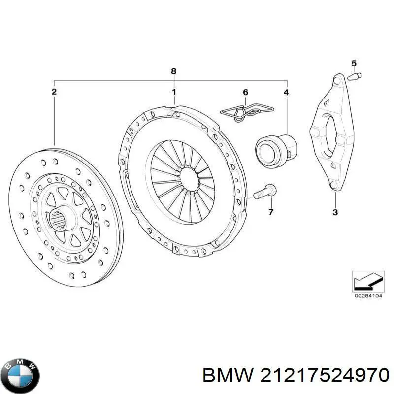 Compre 21217524970 BMW Disco de embraiagem