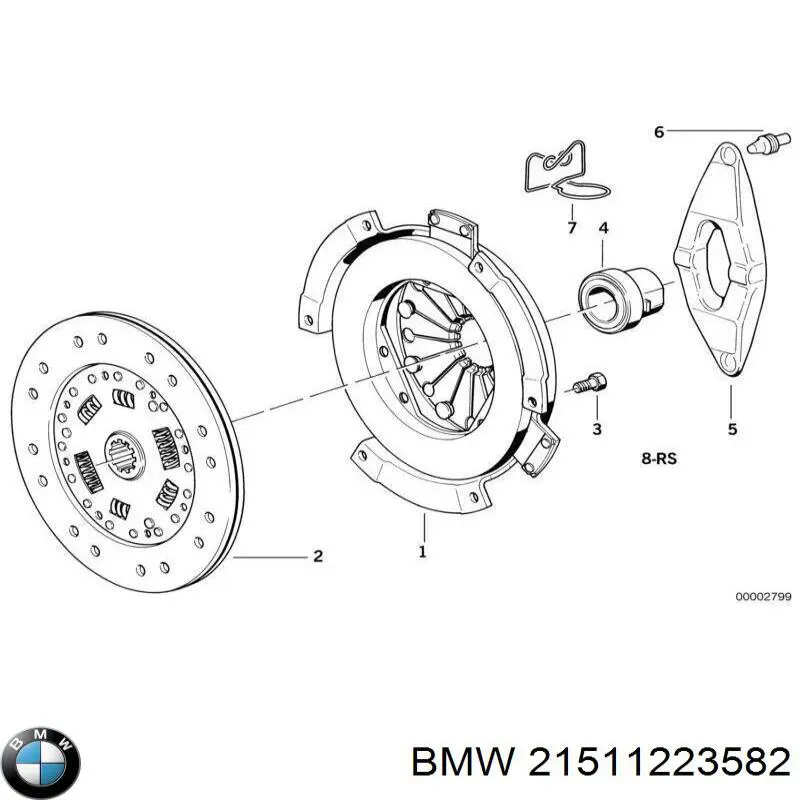 Compre 21511223582 BMW Rolamento de liberação de embraiagem