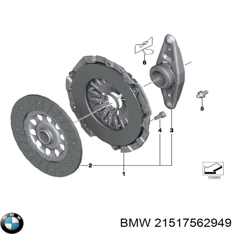 21517562949 BMW Rolamento de liberação de embraiagem