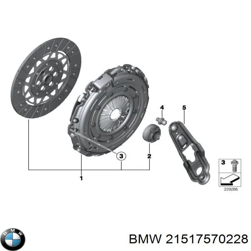 21517570228 BMW Rolamento de liberação de embraiagem