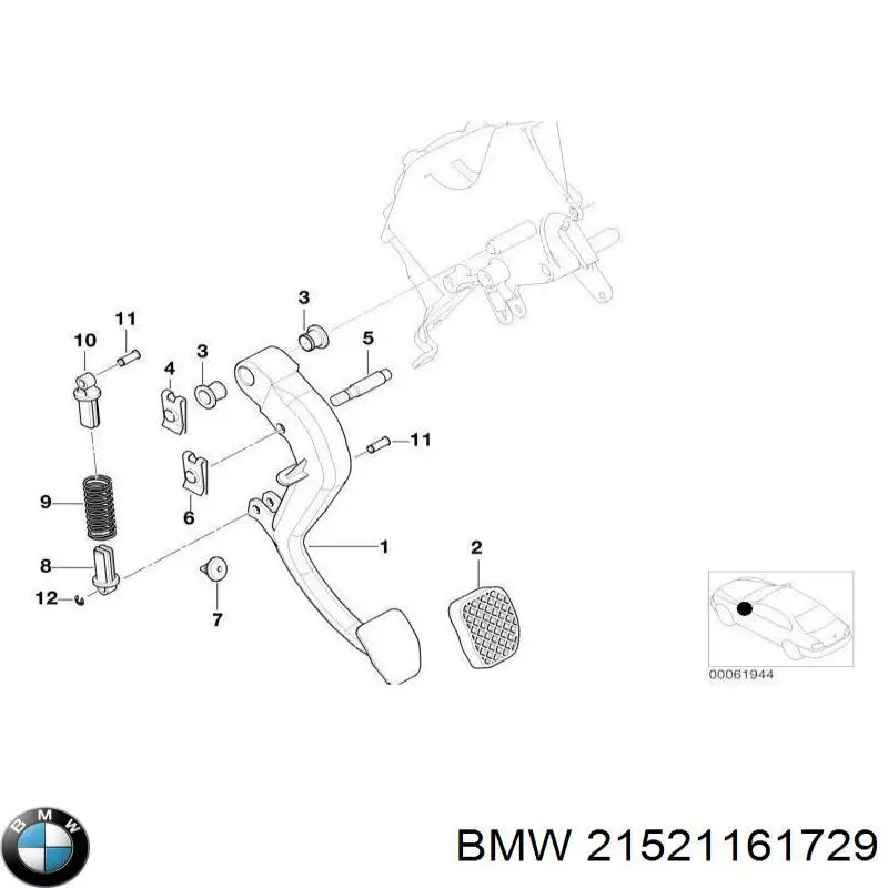  BMW 21521161729 preço, a partir de 14,57 USD