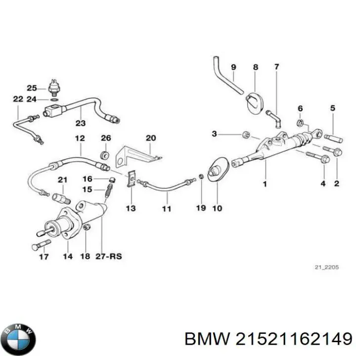 21521162149 BMW 
