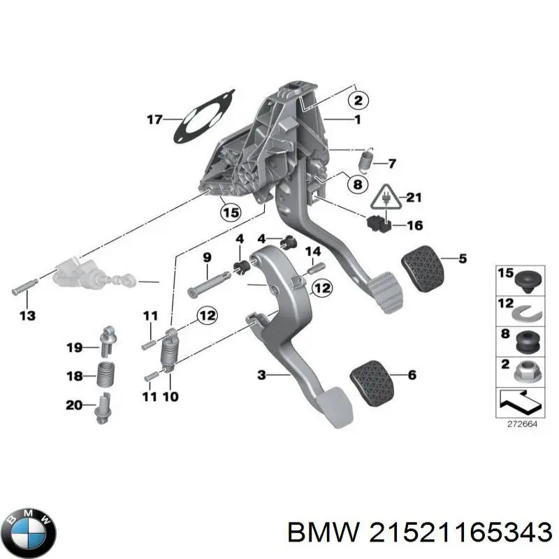 21521165343 BMW 