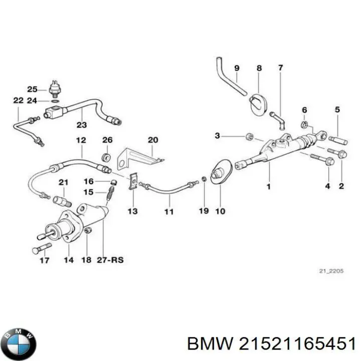  BMW 21521165451 preço, a partir de 21,30 USD
