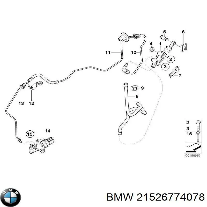 Cilindro mestre de embraiagem BMW 21526774078 preço, a partir de 46,81 USD