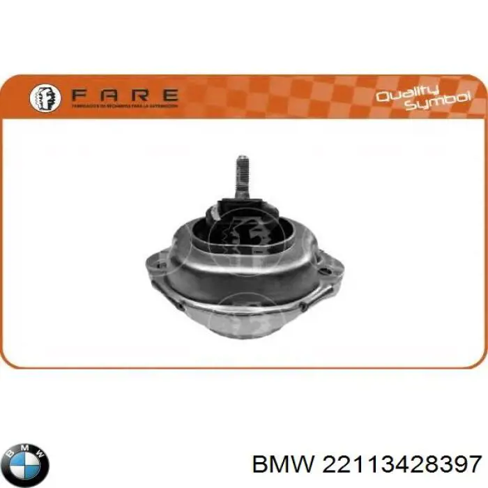 Compre 22113428397 BMW Coxim (suporte) esquerdo de motor