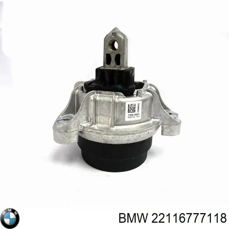 Coxim (suporte) esquerdo de motor 22116777118 BMW