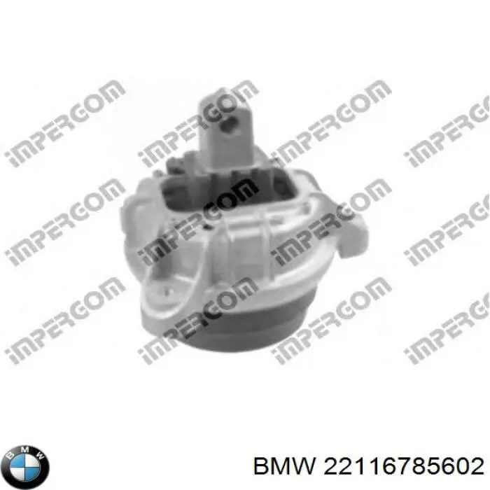 22116785602 BMW Coxim (suporte) direito de motor