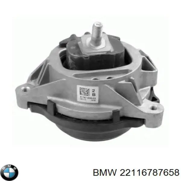 22116787658 BMW Coxim (suporte) direito de motor