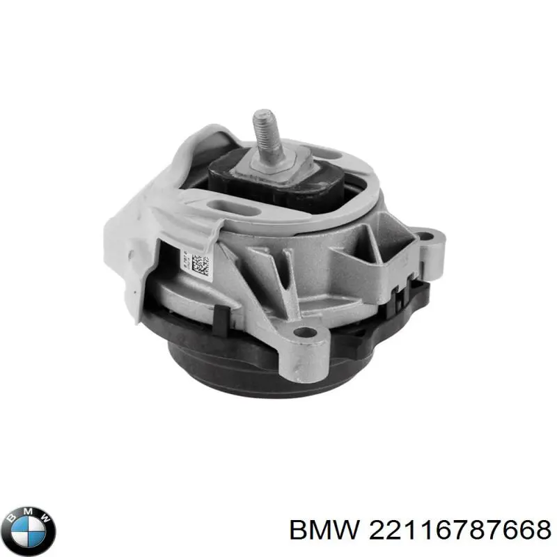 Coxim (suporte) direito de motor 22116787668 BMW