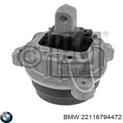 Compre 22116794472 BMW Coxim (suporte) direito de motor