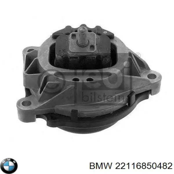 22116850482 BMW Coxim (suporte) direito de motor