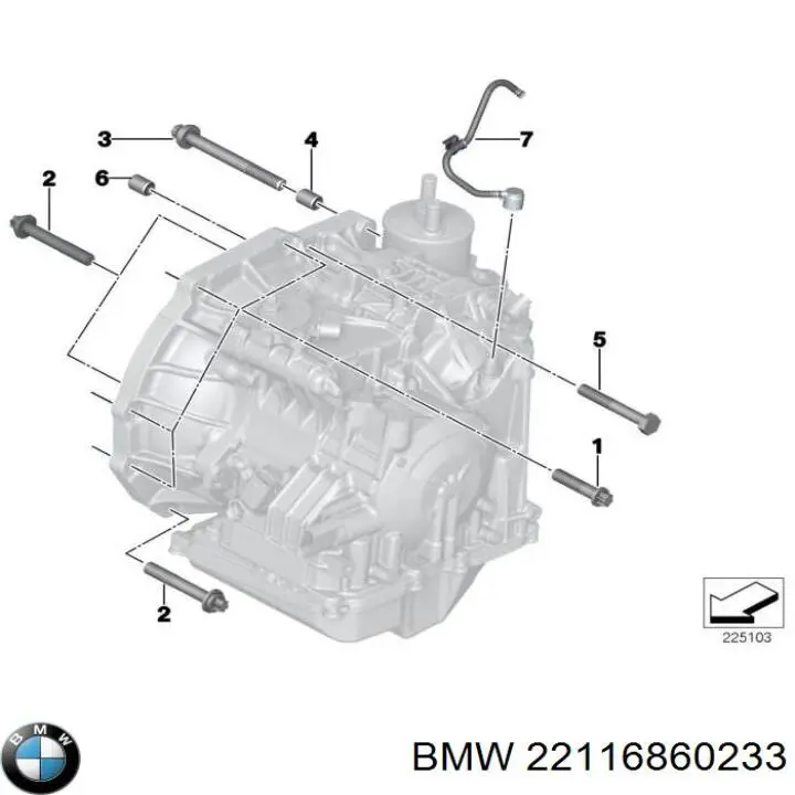 Coxim (suporte) esquerdo de motor BMW 22116860233 preço, a partir de 88,77 USD