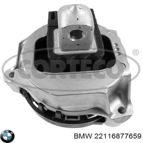Compre 22116877659 BMW Coxim (suporte) esquerdo de motor