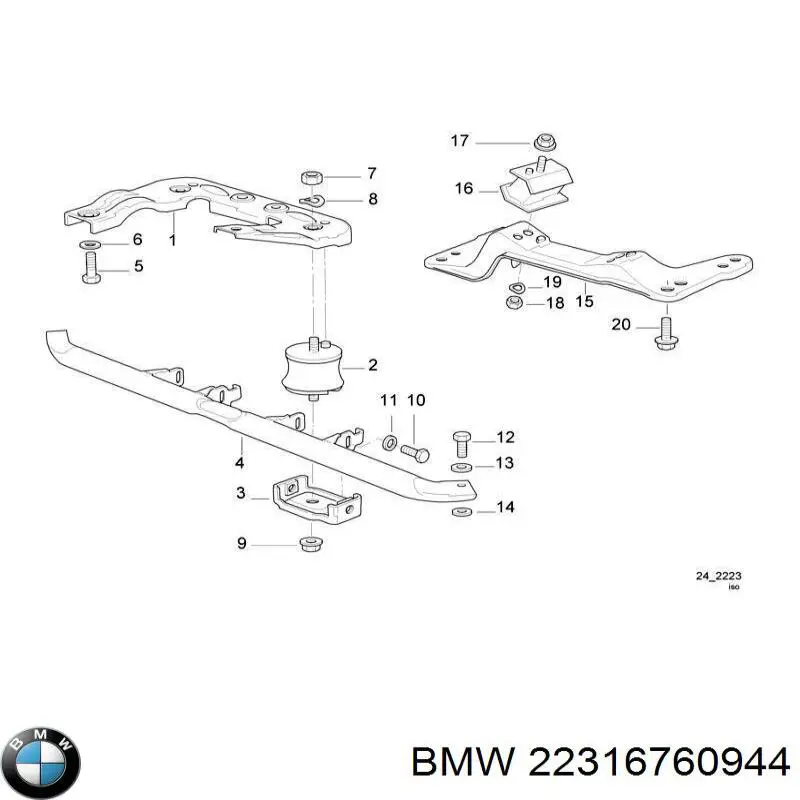  BMW 22316760944 preço, a partir de 1,12 USD