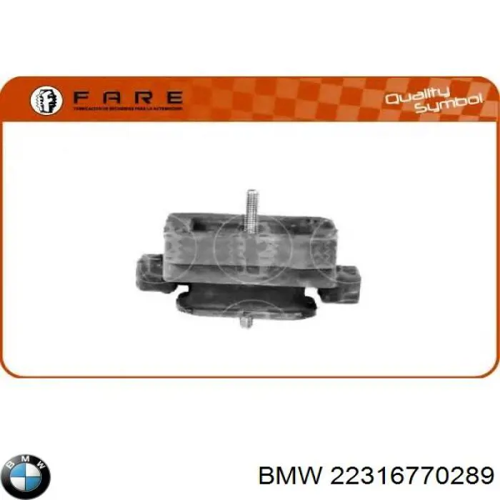 22316770289 BMW Coxim de transmissão (suporte da caixa de mudança)