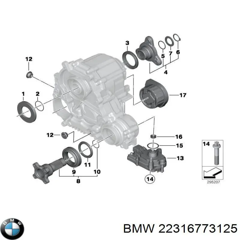 Compre 22316773125 BMW Coxim de transmissão (suporte da caixa de mudança)