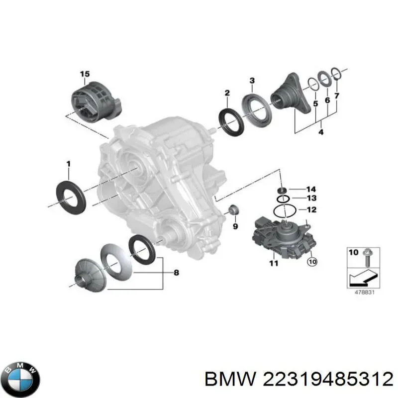 Viga de fixação da caixa de mudança BMW 22319485312 preço, a partir de 241,76 USD