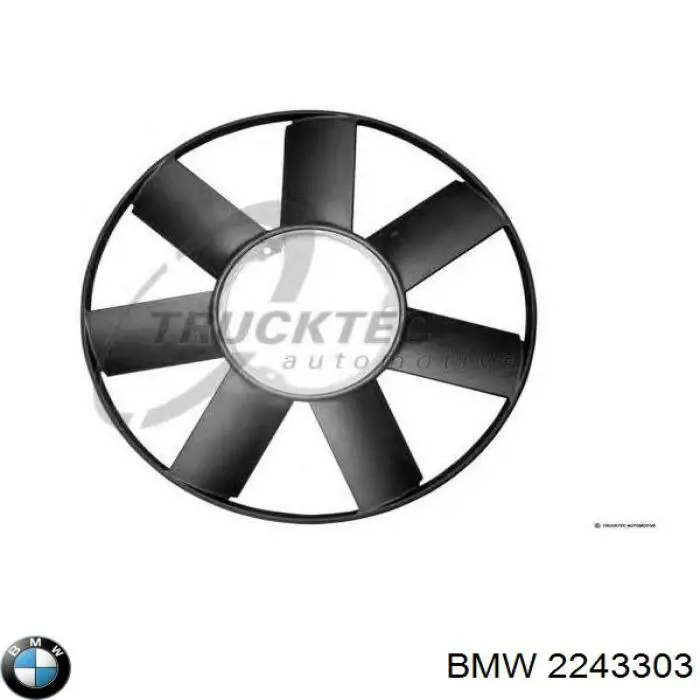 Compre 2243303 BMW Ventilador (roda de aletas) do radiador de esfriamento