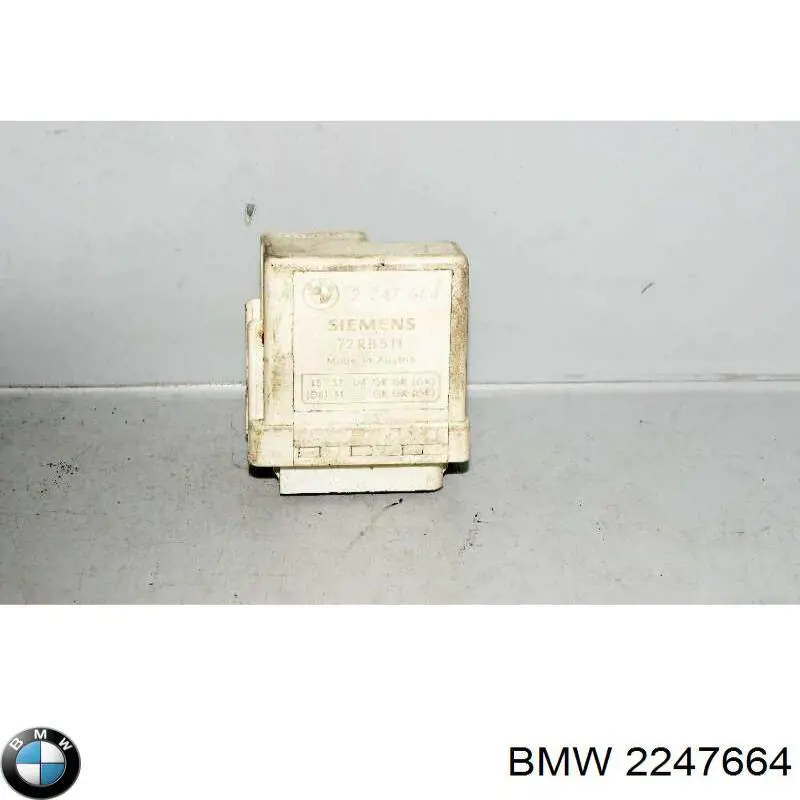 2247664 BMW Relê de aquecedor de pré-arranco