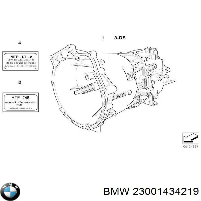 Caixa de Mudança montada (caixa mecânica de velocidades) BMW 23001222064 preço, a partir de 42,56 USD