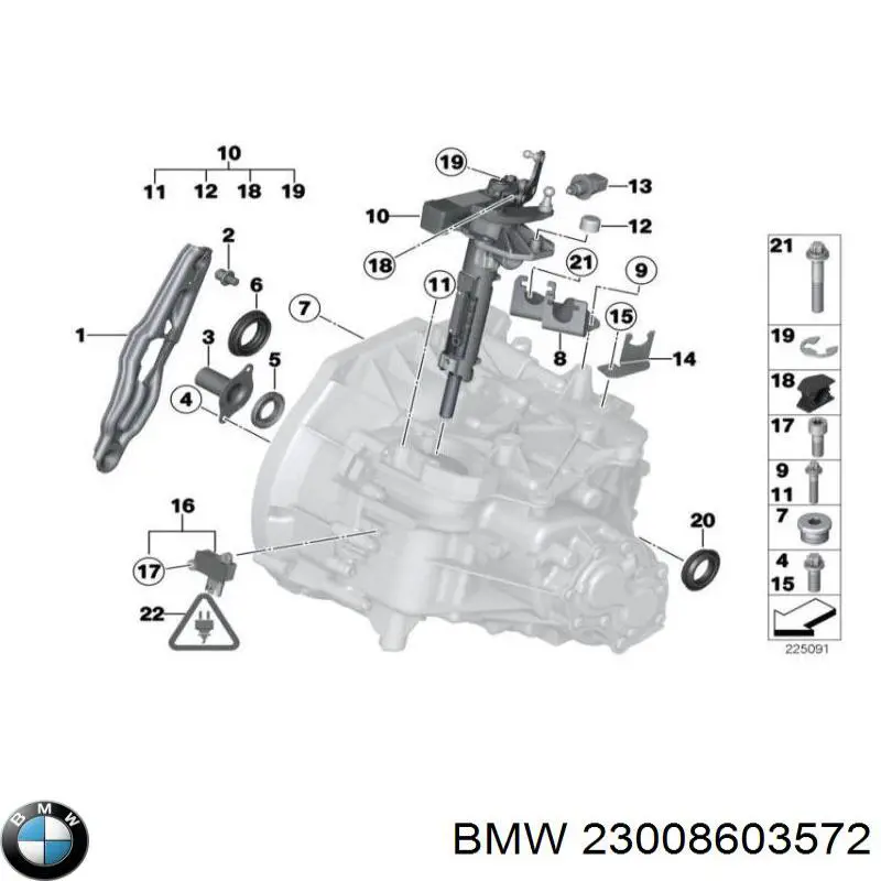 Caixa de Mudança montada (caixa mecânica de velocidades) BMW 23008603572 preço, a partir de 49,77 USD