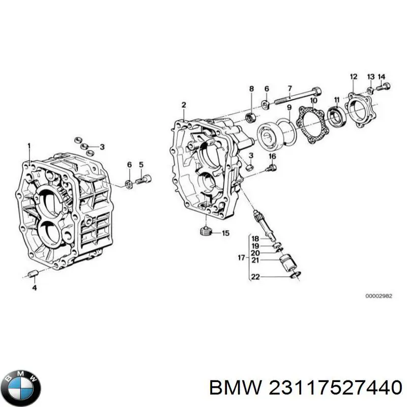Compre 23117527440 BMW 