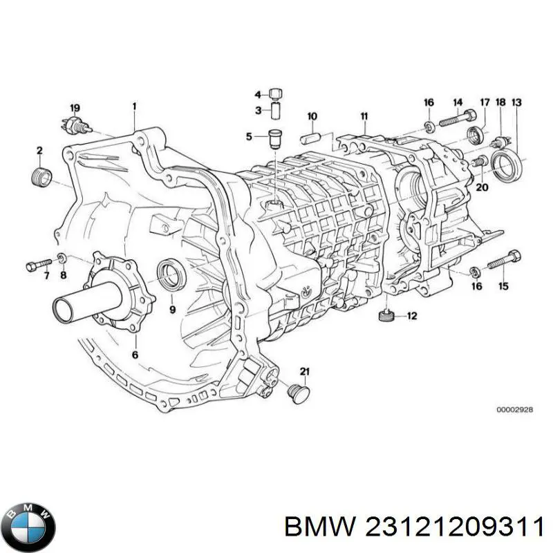 Vedação da Caixa Automática de Mudança (de árvore de saída/primária) BMW 23121209311 preço, a partir de 13,45 USD