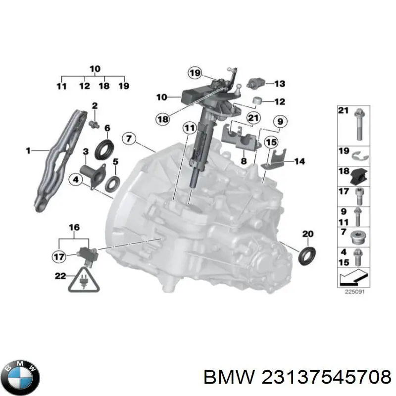 Compre 23137545708 BMW Parafuso de cabeça de motor (CBC)