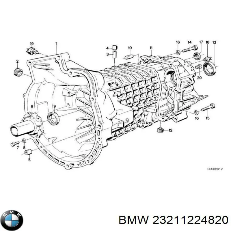 Compre 23211224820 BMW Vedação da Caixa Automática de Mudança (de árvore de saída/primária)