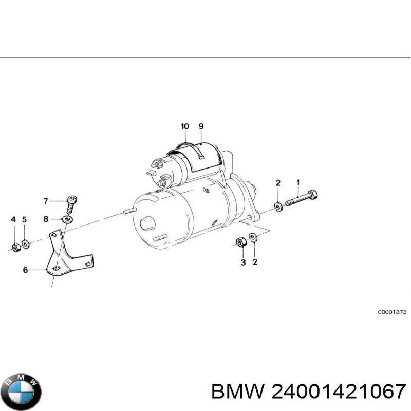 Compre 24001421067 BMW Parafuso de cabeça de motor (CBC)