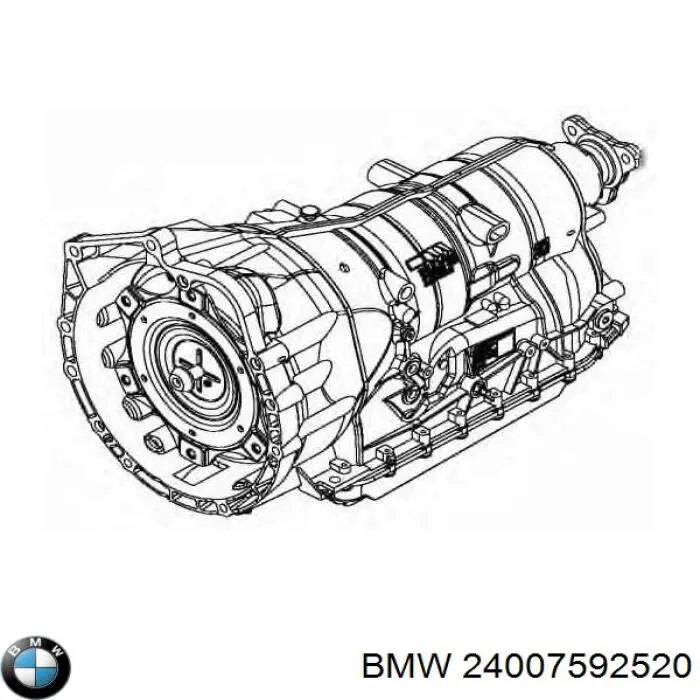 7581407 BMW Caixa Automática de Mudança montada