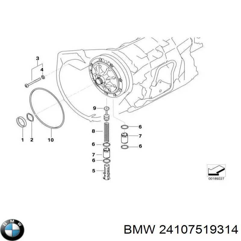 Compre 734317370 ZF Parts Kit de reparação da Caixa Automática de Mudança