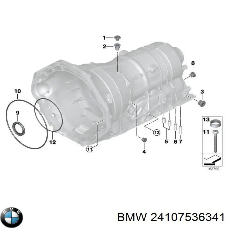 Kit de reparação da Caixa Automática de Mudança BMW 24107536341 preço, a partir de 17,01 USD