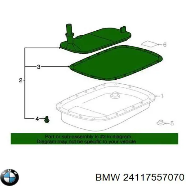 Compre 24117557070 BMW Filtro da Caixa Automática de Mudança