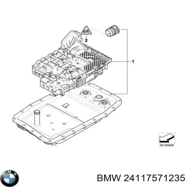 Compre 24117571235 BMW Vedante de panela da Caixa Automática de Mudança/Caixa Mecânica de Mudança
