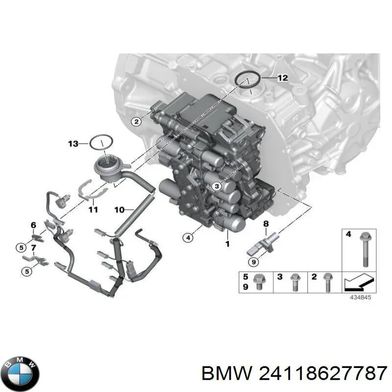 24118627787 BMW Cárter da Caixa Automática de Mudança
