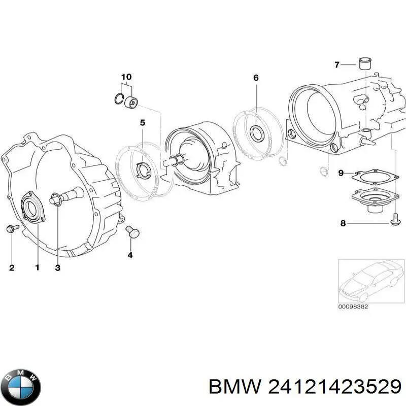Vedação da Caixa Automática de Mudança (de árvore de saída/primária) BMW 24121423529 preço, a partir de 16,64 USD