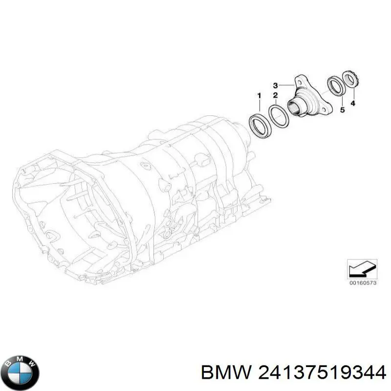 0734319633 ZF Parts Bucim da Caixa Automática de Mudança (de árvore de saída/secundária)