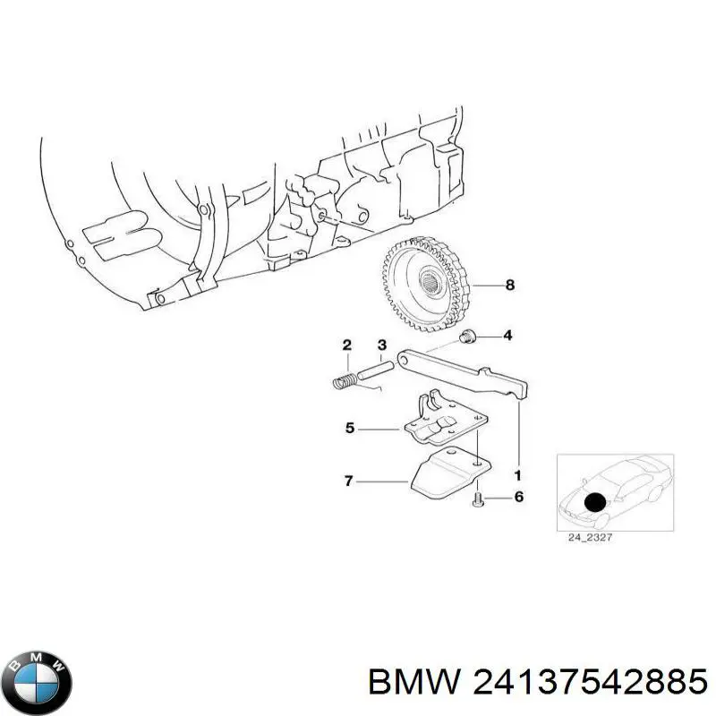 Compre 24137542885 BMW Bucim da Caixa Automática de Mudança (de árvore de saída/secundária)