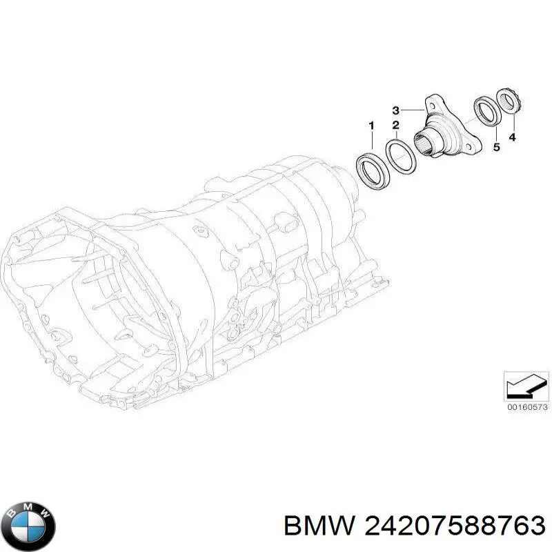 24207588763 BMW Bucim da Caixa Automática de Mudança (de árvore de saída/secundária)