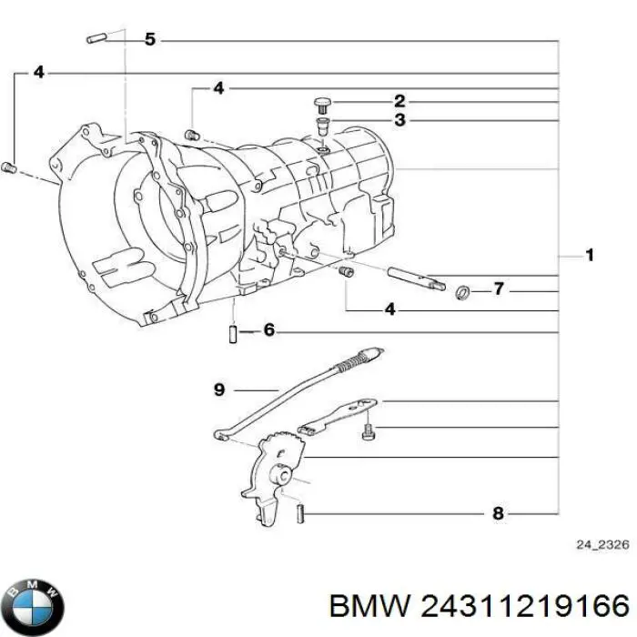 Compre 24311219166 BMW Vedante (anel) de bomba de óleo da Caixa Automática de Mudança