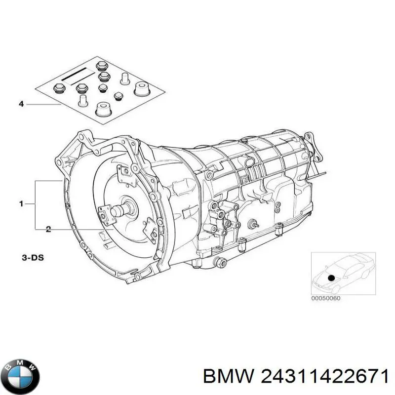 Vedação da Caixa Automática de Mudança (de árvore de saída/primária) BMW 24311422671 preço, a partir de 6,53 USD