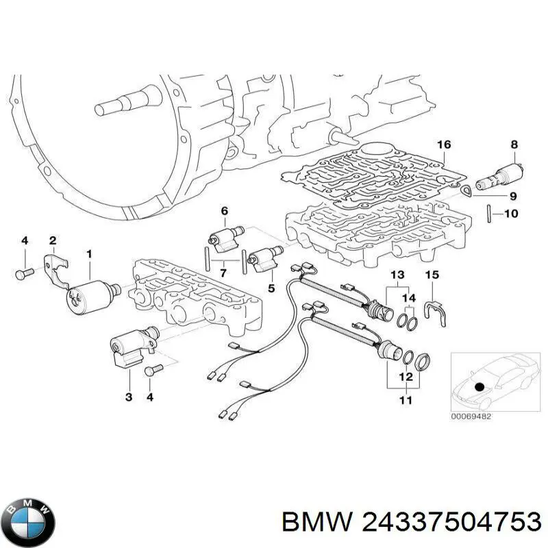 BMW 24337504753 preço, a partir de 93,67 USD