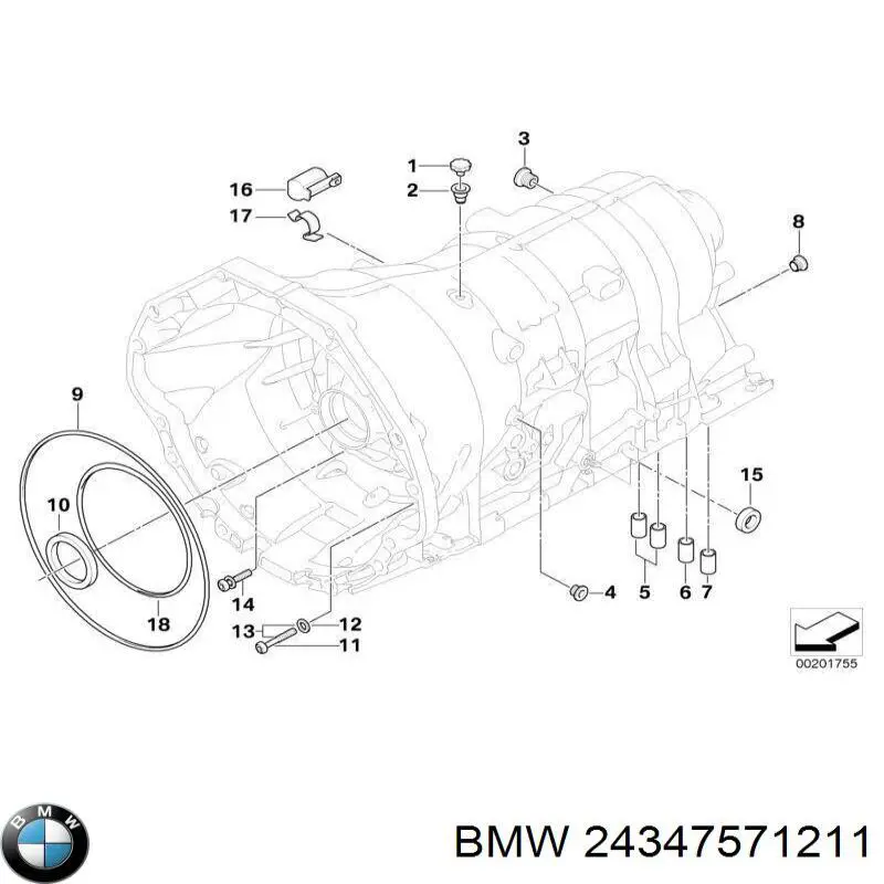 Vedante de panela da Caixa Automática de Mudança/Caixa Mecânica de Mudança BMW 24347571211 preço, a partir de 11,05 USD