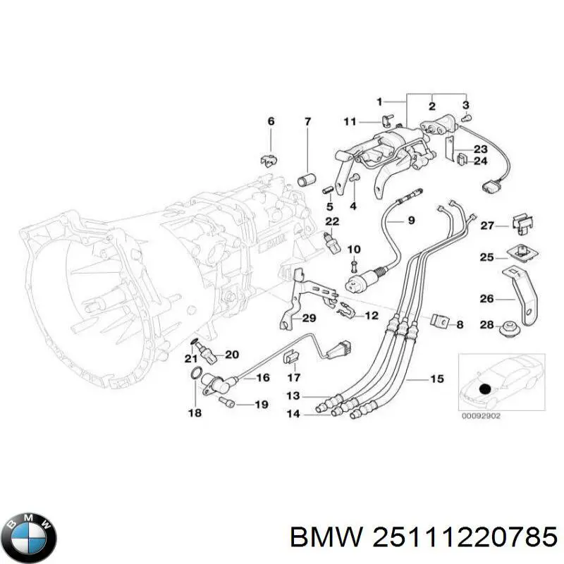 Compre 25111220785 BMW Bota de proteção de ligação de mudança